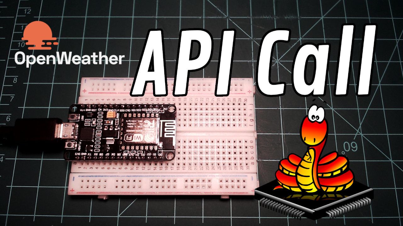 Introduction to API Calls with a NodeMCU and MicroPython cover image