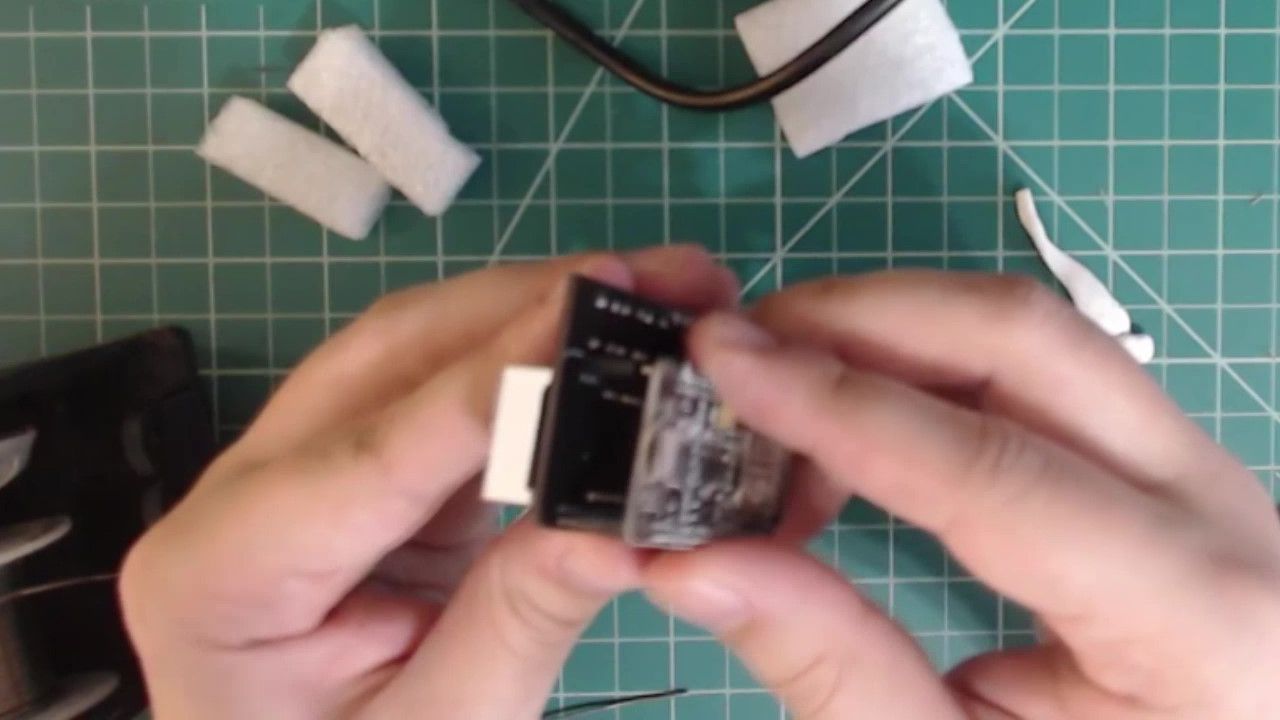 NodeMCU placed back onto the PCB with the headers.