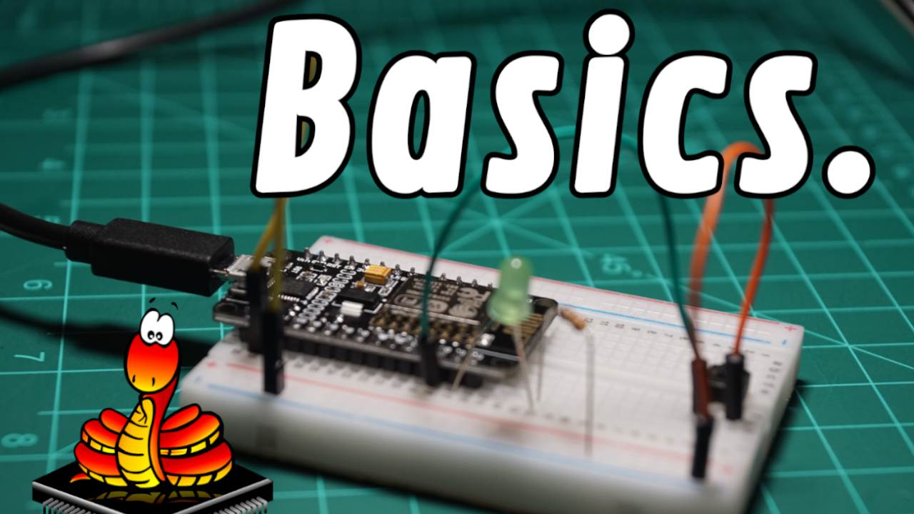 Basic GPIO Input and Output with a NodeMCU and MicroPython cover image