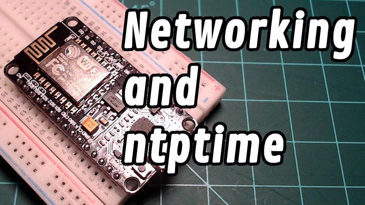 Introduction to Networking and ntptime with a NodeMCU and MicroPython cover image