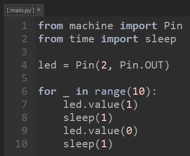 A blinking LED is the hardware version of a 'Hello World' program.